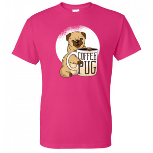 Coffee Pug Dog Shirt