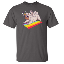 Load image into Gallery viewer, Unicorn Rainbow Pug Dog Shirt