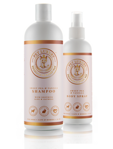 Sweet Pea & Vanilla Shampoo & Body Spray Duo