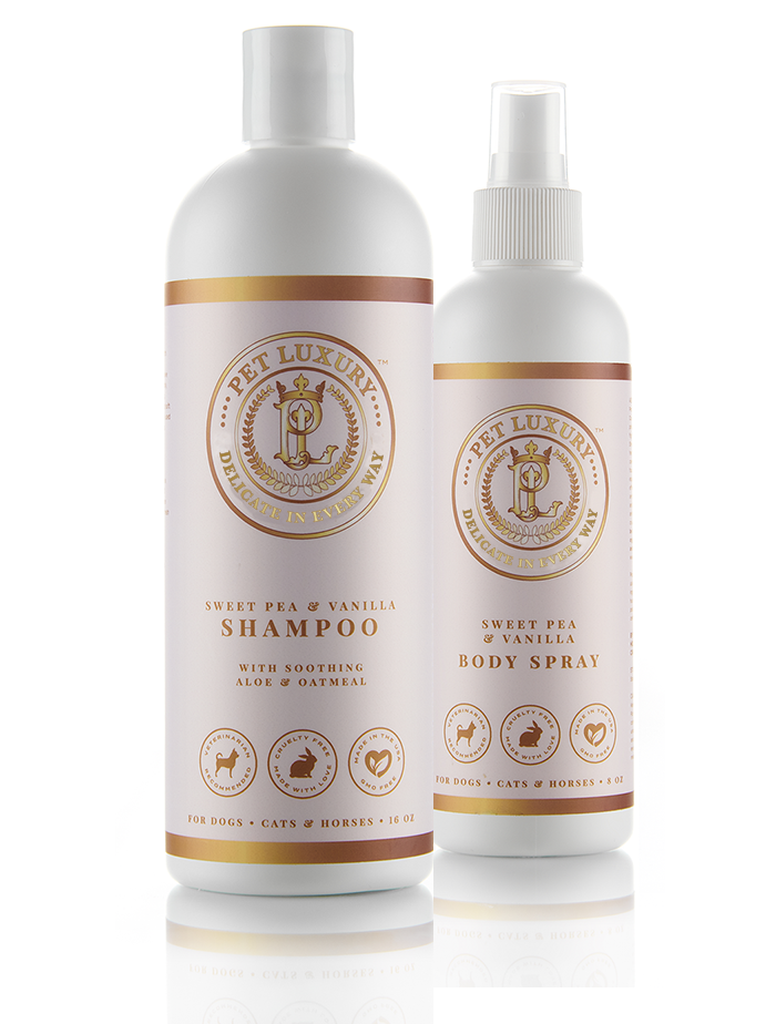Sweet Pea & Vanilla Shampoo & Body Spray Duo
