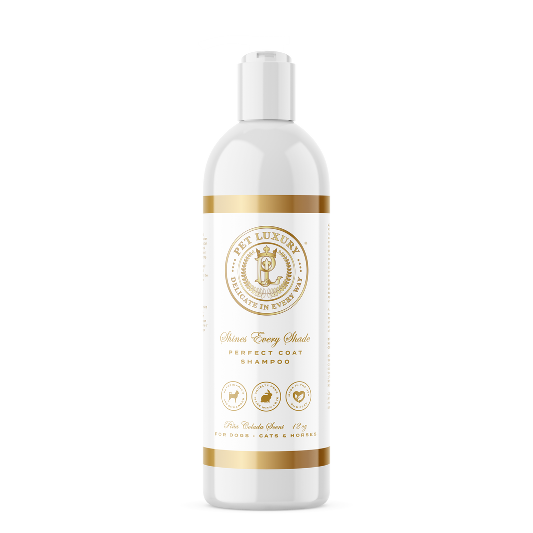 Perfect Coat Shampoo with delightful Piña Colada Scent