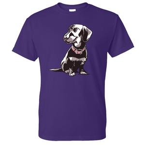 Illustrated Dachshund Dog Shirt